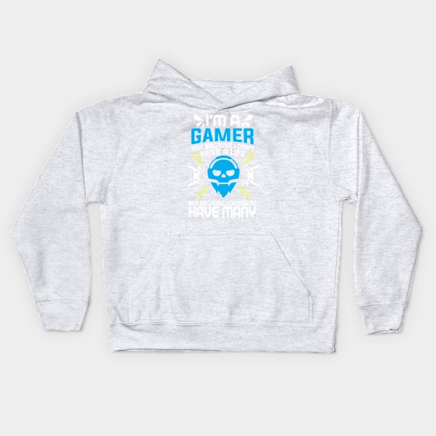 I'm Gamer have many Kids Hoodie by HassibDesign